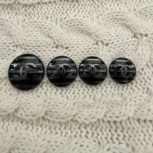Authentic Chanel CC Buttons